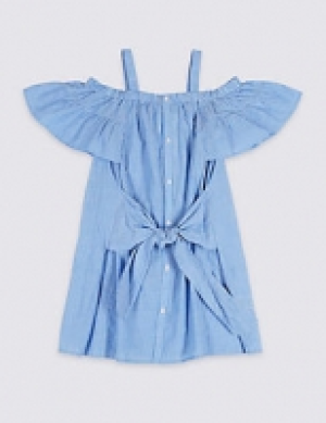 Striped Pure Cotton Dress (3-16 Years) 22.00 €