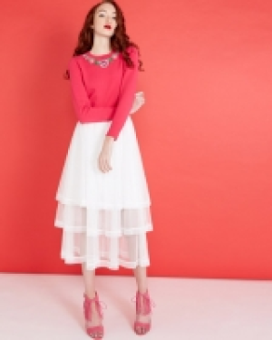 Savida Tulle Layered Skirt