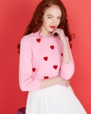 Savida Love Heart Sweatshirt