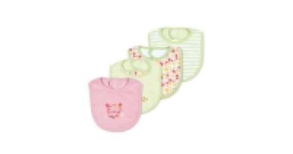 Floral Baby Small Bibs 4 Pack