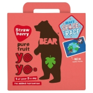 BEAR Strawberry Pure Fruit Yoyos Fruit Rolls 5s
