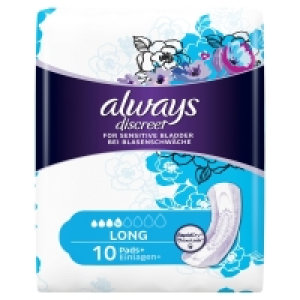 Always Discreet Long Pads 3.62 €
