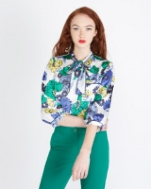 Savida Taylor Tie Print Blouse
