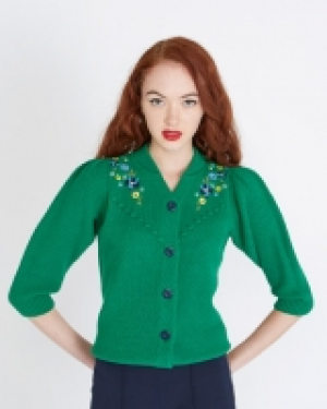 Savida Embroidered Cardigan