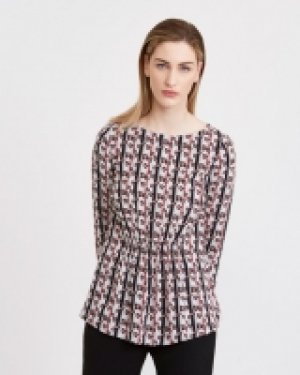 Carolyn Donnelly The Edit Striped Floral Top