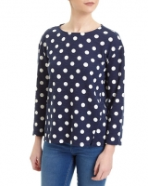 Printed Seam Detail Top