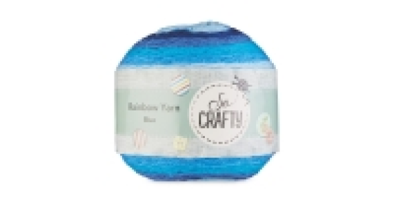 Blue So Crafty Rainbow Yarn