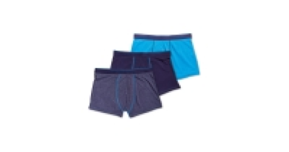 Mens Avenue Blue 3-Pack Hipsters