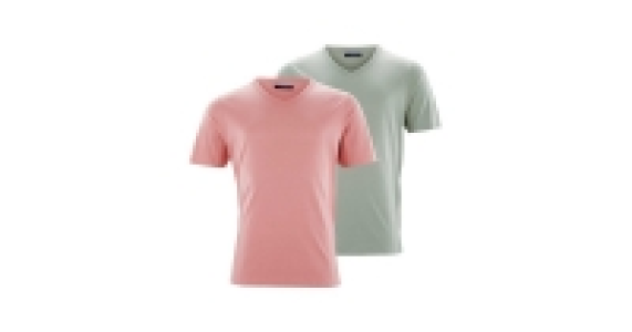Pink/Green Mens T-Shirt 2-Pack
