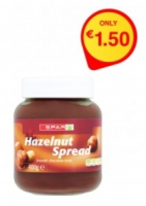 SPAR Hazelnut Chocolate Spread 400g ONLY 1.50