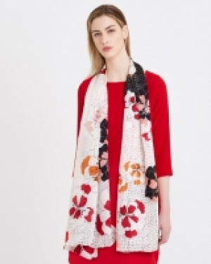 Carolyn Donnelly The Edit Floral Spray Scarf