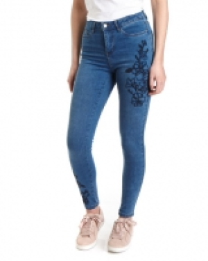Embroidered Skinny Fit Jessie Jeans