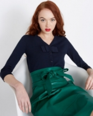Savida Bow Cardigan