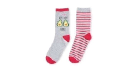Ladies Avo-cuddle Socks 2-Pack 4-8