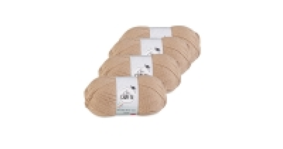 Beige Double Knit Yarn 4-Pack