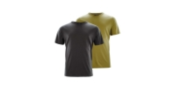 Green/Grey Mens T-Shirt 2-Pack