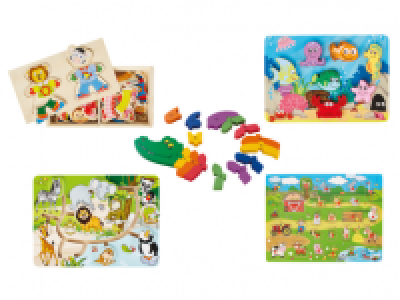 PLAYTIVE JUNIOR® Wooden Puzzle/Game