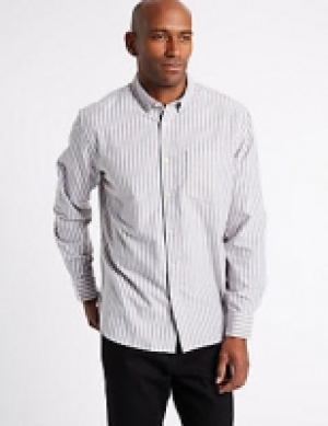 Pure Cotton Striped Oxford Shirt 34.00 €