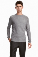 HM   Textured-knit cashmere jumper