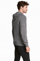 HM   Ribbed hooded jumper