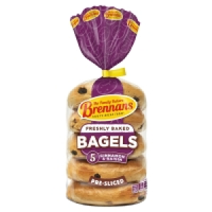 SuperValu  Brennans Gourmet Cinnamon & Raisin Bagel 4 Pack