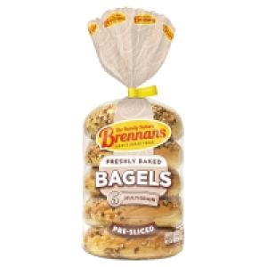 SuperValu  Brennans Gourmet Multigrain Bagel 4 Pack