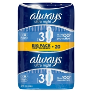 Always Ultra Duo Pads Night 3.99 €