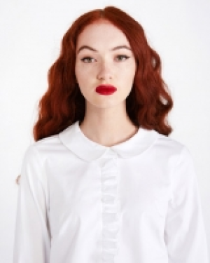 Savida Ruffle Placket Shirt
