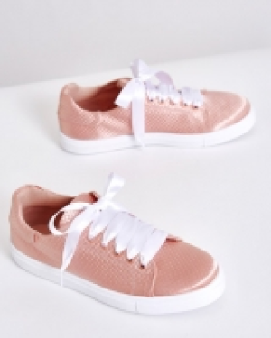Savida Satin Trainers