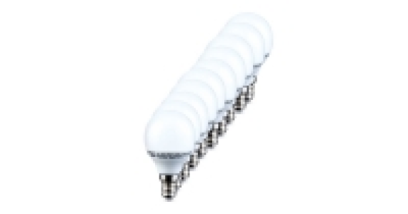 LED Mini Globe Bulb 6W 10-Pack