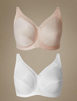 Marks and Spencer  2 Pack Total Support Non-Wired Full Cup Bras B-G