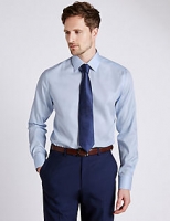 Marks and Spencer  Performance Non-Iron Pure Cotton Slim Fit Shirt