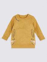 Marks and Spencer  Pure Cotton Bunny Long Sleeved Top