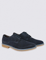 Marks and Spencer  Kids Suede Derby Lace-up Shoes