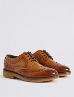 Marks and Spencer  Kids Leather Brogue Shoes