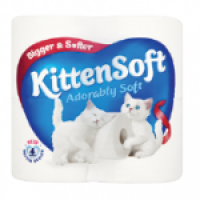 Costcutter  Kittensoft Toilet Roll 4s