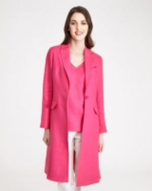 Paul Costelloe Living Studio Linen Colour Coat
