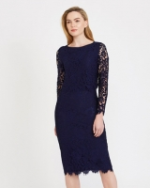 Gallery Blouson Lace Dress
