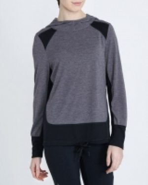 Contrast Cowl Neck