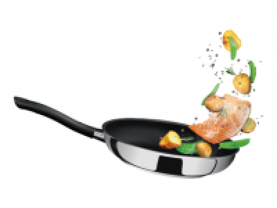 ERNESTO 24cm/28cm Stainless Steel Pan