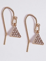 Marks and Spencer  Triangle Foil Drop Earrings
