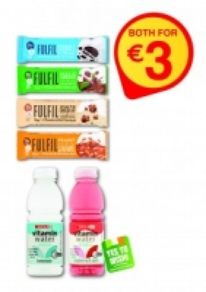 FULFIL / SPAR Bars Range / Vitamin Waters Range 55g / 60g /