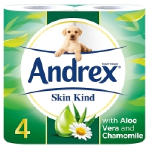 Andrex Aloe Vera Toilet Tissue 4Roll