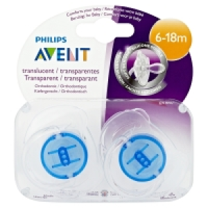 SuperValu  Avent Soother 6-18 Months Translucent