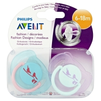 SuperValu  Avent Soother Fashion 6-18 Months 2 Pack