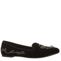 Dunnes Stores  Embroidered Loafers