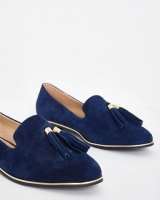 Dunnes Stores  Gallery Suede Tassel Loafers