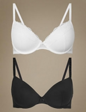 2 Pack Padded Plunge Bras A-DD 13.50 €