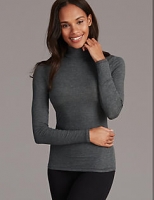 Marks and Spencer  Thermal Long Sleeve Top with Cashmere
