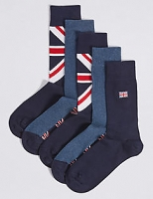 5 Pack Cool & Freshfeet Cotton Rich Socks 13.50 €